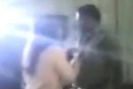 Drunk woman argues with cops, throws stones at media personnel